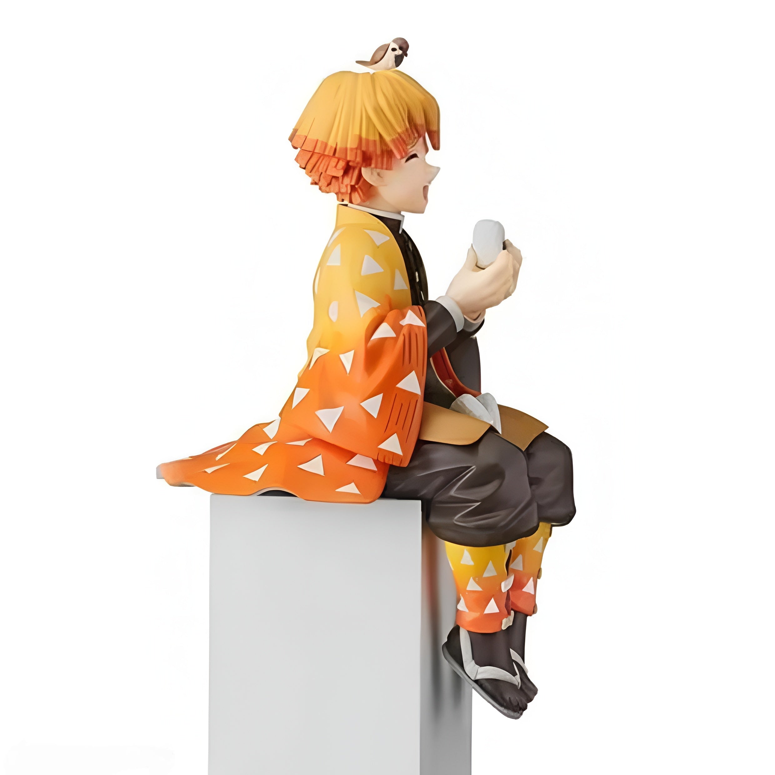 Zenitsu Agatsuma Sitting, Height-15cm with great details and PVC material